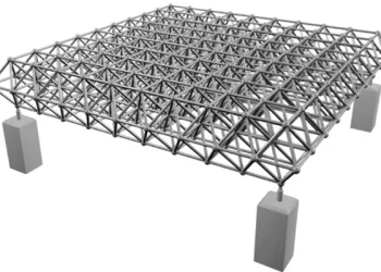 سازه فضاکار تخت دو لایه