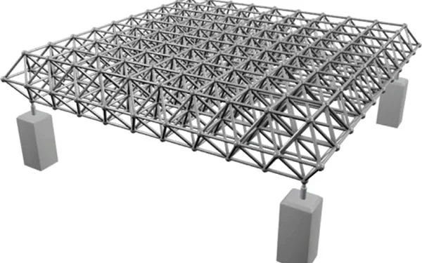 سازه فضاکار تخت دو لایه