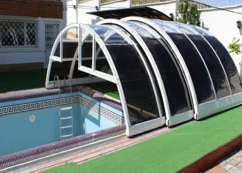 ساخت سقف استخر با سازه فضاکار