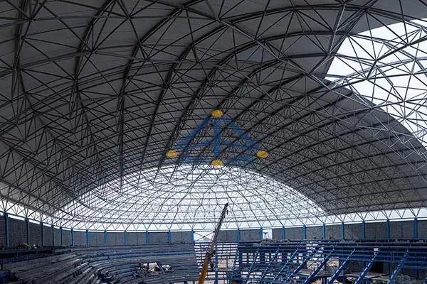 سقف سالن ورزشی سازه فضایی